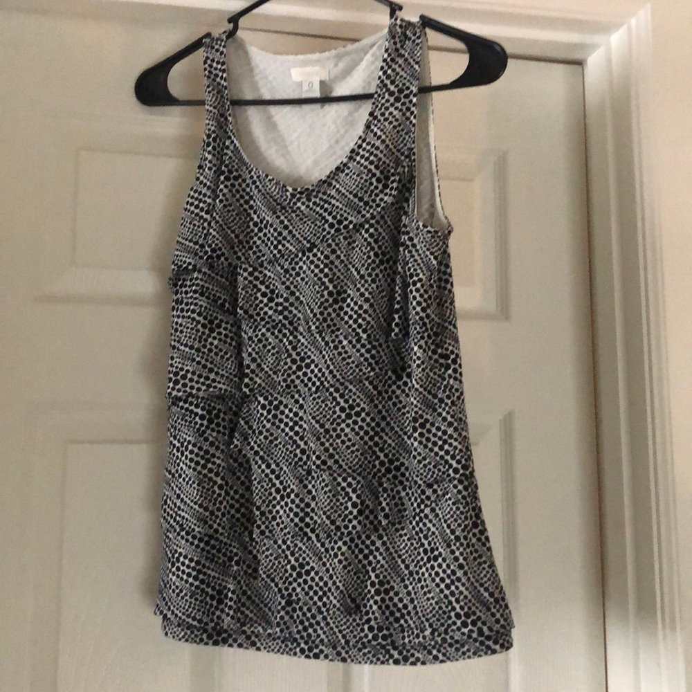 Black & White Chico’s dressy top